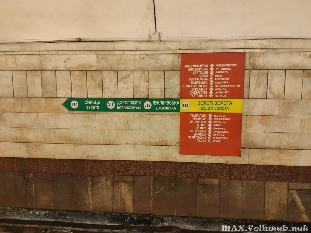 Галопом по станциям киевского метро